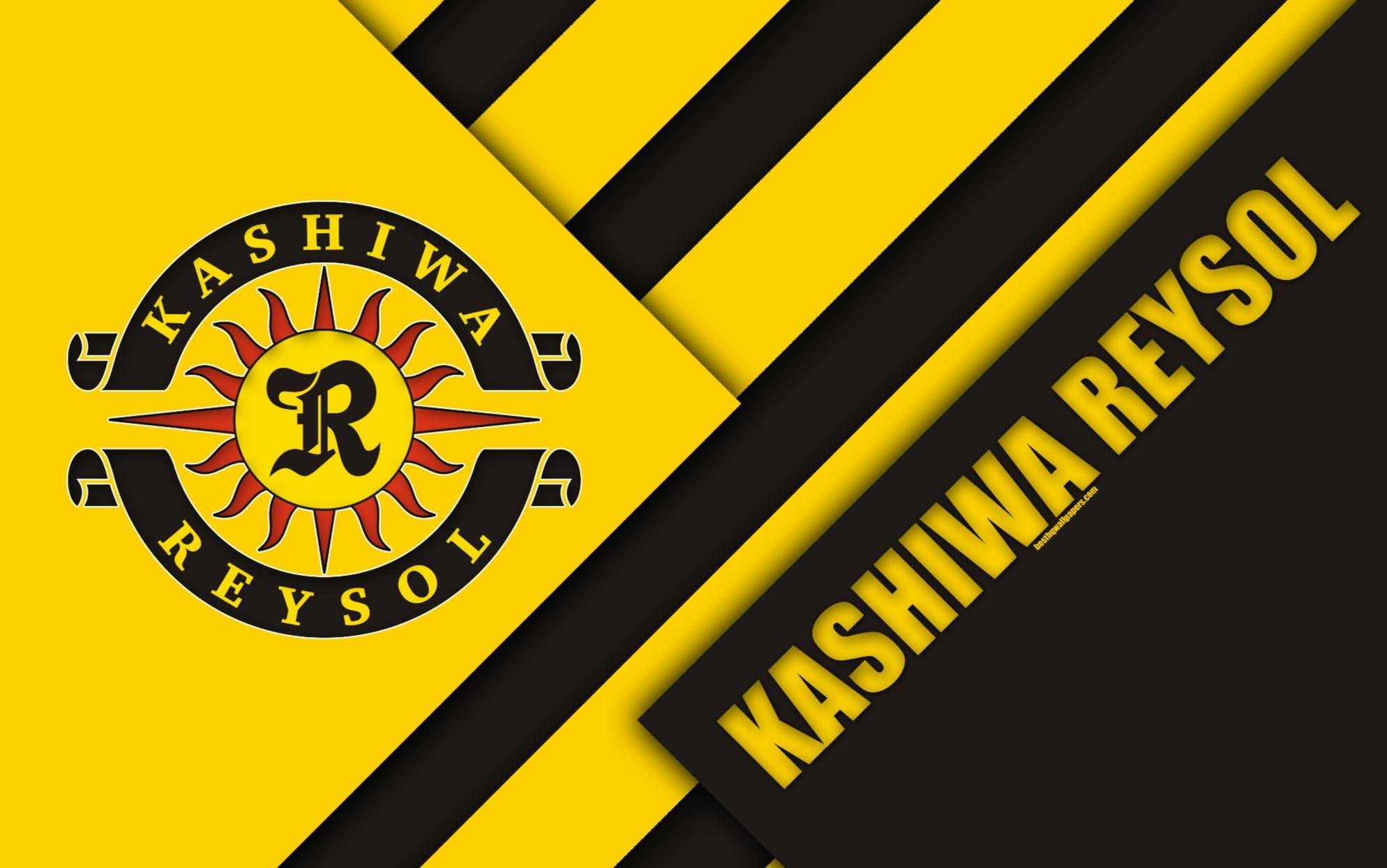 kashiwa-reysol-fc-4k-material-design-japanese-football-club-black-yellow-abstraction