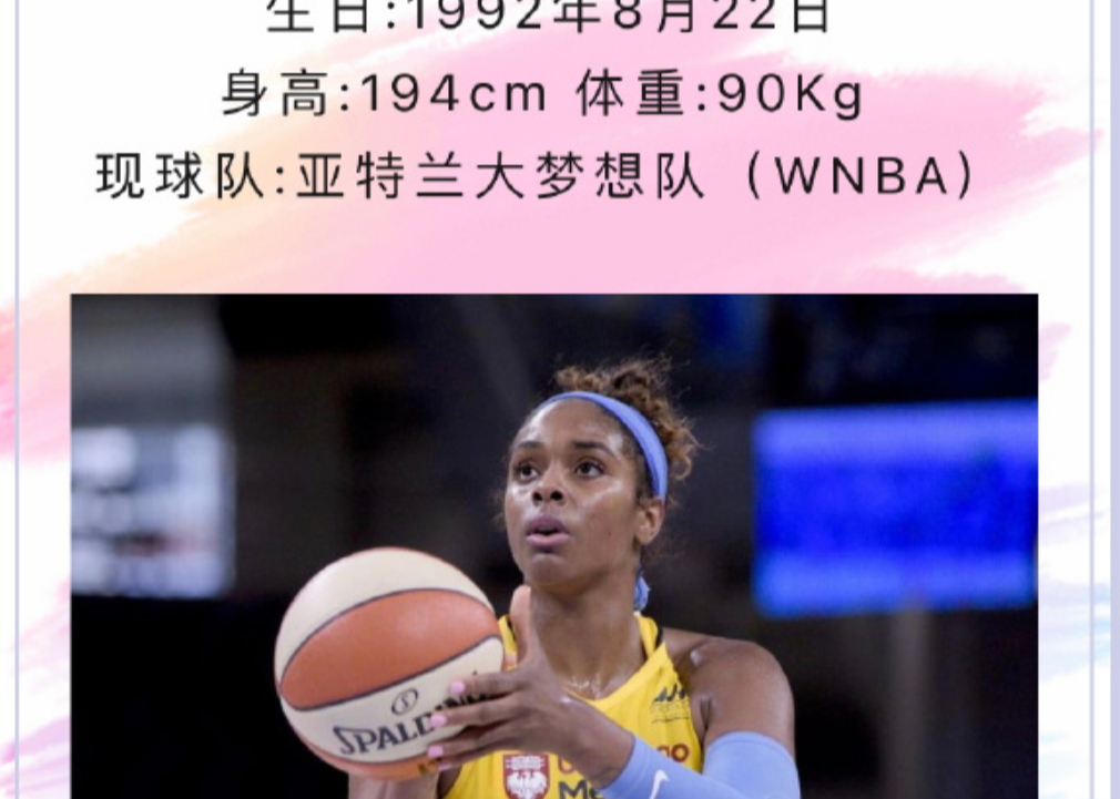 浙江稠州女篮官宣：WNBA亚特兰大梦想队仙扬·帕克加盟球队