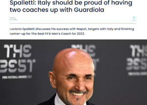 🎤斯帕莱蒂：竭尽全力帮助意大利卫冕欧洲杯 马拉多纳是最佳球员