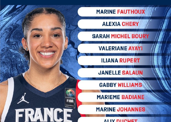 女篮奥运资格赛：法国狂胜波多黎各48分 约翰内斯16分钟砍17+6+6