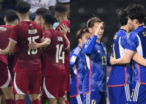 ⚽U23亚洲杯半场：山田枫喜闪击拉维扳平 门将染红 10人卡塔尔1-1日本