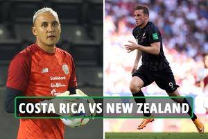 世预赛洲际附加赛前瞻：新西兰爆冷难度大 哥斯达黎加全力追赶世界杯末班车