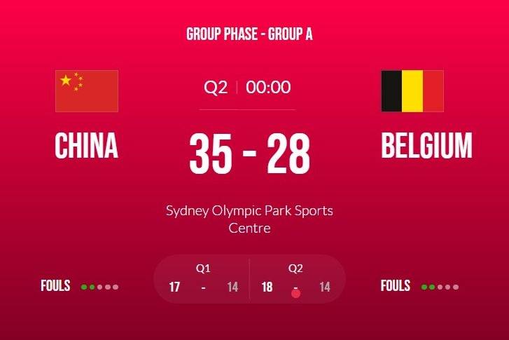 什么叫做攻防一体？远投大队比利时三分6中0 中国女篮半场暂时领先7分