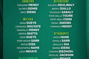 塞内加尔公布世界杯大名单：马内带伤入围 爱德华·门迪、萨尔在列