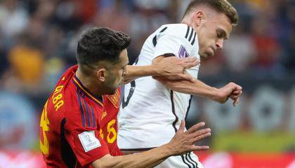 世界杯半场：奥尔莫中柱 吕迪格进球秒被吹 西班牙0-0暂平德国