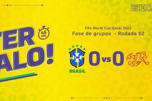 半场战报：没了内马尔就这？巴西0-0暂平瑞士