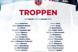 欧预赛挪威大名单：哈兰德、厄德高在列 拉尔森入选