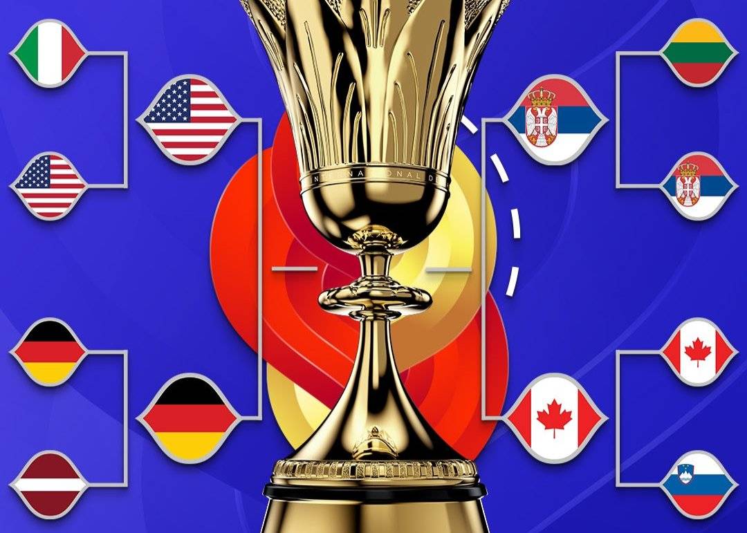 男篮世界杯四强出炉：美国vs德国 塞尔维亚vs加拿大