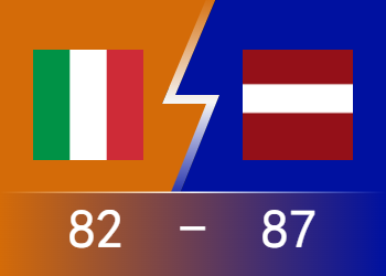 丰泰基奥轮休 拉脱维亚全场仅4次罚球 仍背靠背87-82意大利