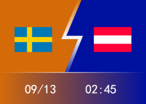 👀欧预赛前瞻：近三次面对奥地利全败 伊萨克能否带领瑞典绝地反击？