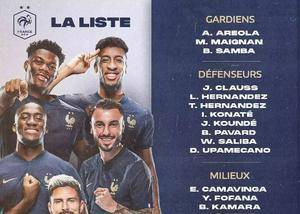 法国国家队公布最新一期大名单：姆巴佩领衔 登贝莱、吉鲁在列