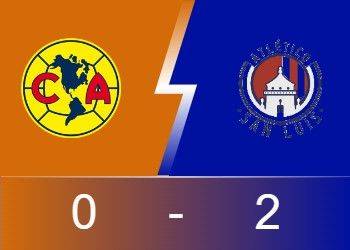 ⚽墨西超战报：墨西哥美洲0-2圣路易斯仍以5-2晋级决赛 扎尔迪瓦梅开二度