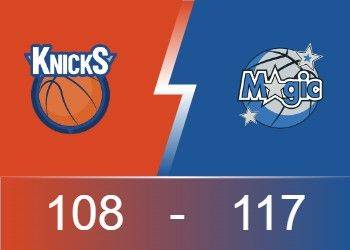 NBA战报：小瓦格纳32分&兰德尔38+12 魔术117-108击败尼克斯