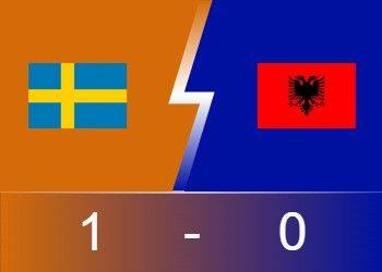 ⚽友谊赛战报：布罗亚进球被吹 尼尔森一锤定音 瑞典1-0拿下阿尔巴尼亚