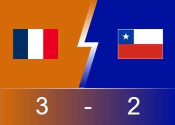 ⚽友谊赛战报：姆巴佩送助攻 吉鲁破门坐稳队史第一 法国3-2逆转智利