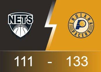 NBA战报：哈利伯顿27+13 托马斯22分 步行者以133-111击败篮网