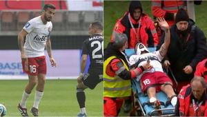 🙏波兰甲赛场再现球员无对抗倒地 担架抬出场时恢复了意识