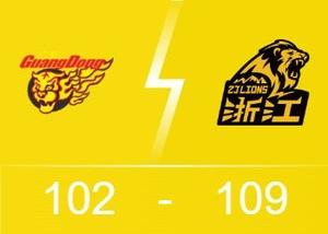🏀CBA季后赛战报：胡明轩23分&赵岩昊22分 广厦109-102逆转广东 将总比分扳成1-2！