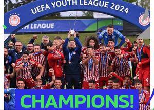 超级黑马！奥林匹亚科斯决赛3-0横扫AC米兰夺得本赛季青年欧冠冠军