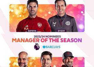 英超公布本赛季最佳教练候选名单：你认为谁能当选呢？