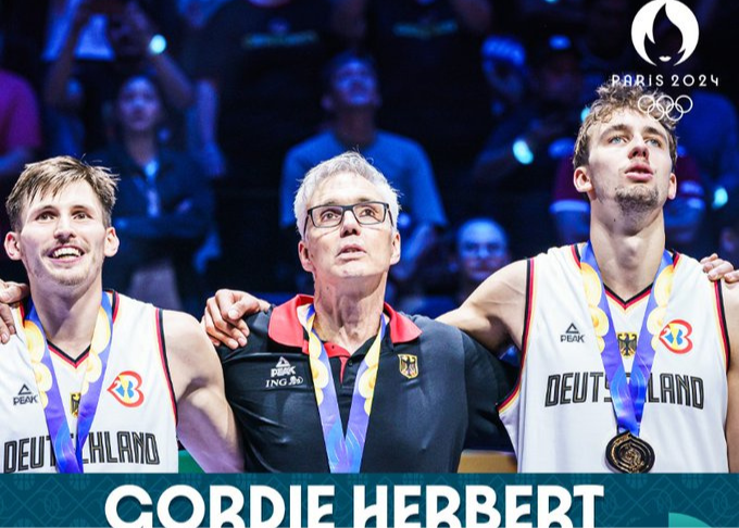 🔥带领德国获得男篮世界杯冠军的教练赫伯特将在巴黎奥运会后离开德国队