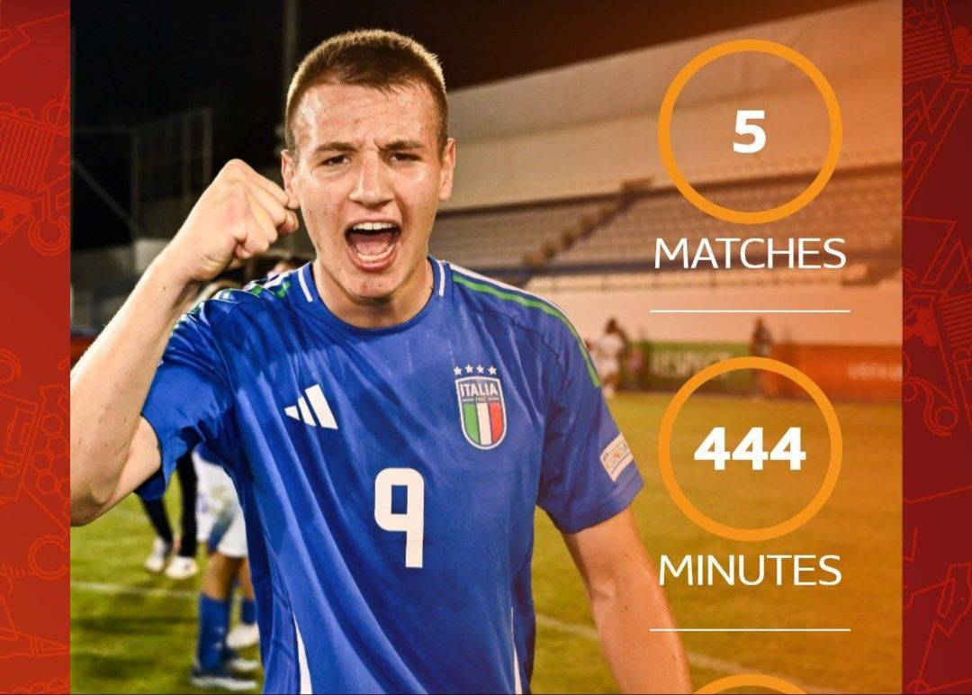 😝双喜临门！卡马尔达双响助意大利U17夺冠 米兰即将与其续约3年