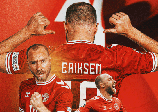 32岁又123天！埃里克森成丹麦队史最年长欧洲杯进球球员