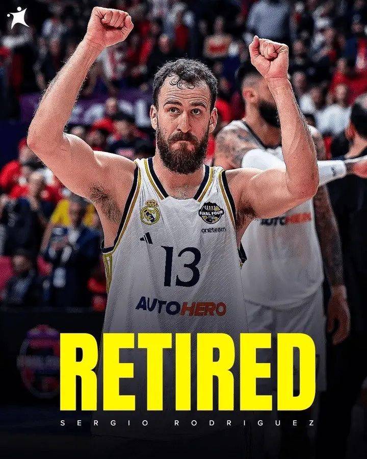 ❤️前NBA球员 西班牙老将罗德里格斯宣布退役