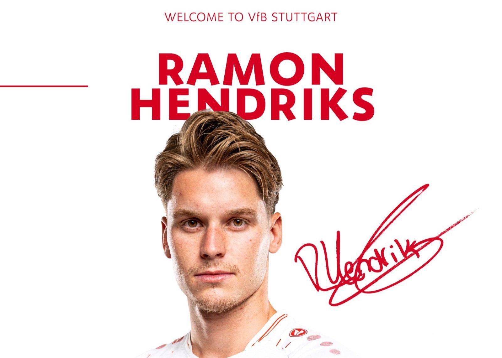 官方：斯图加特签下22岁荷兰中卫亨德里克斯