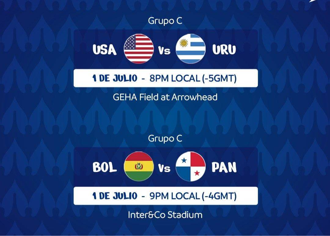 🔥美洲杯C组实时积分榜：乌拉圭6分榜首 东道主美国第三恐出局